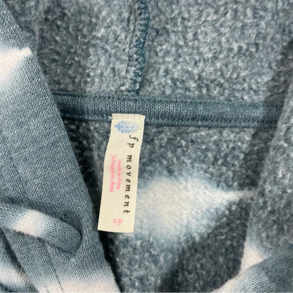 FP Free People Movement Believer Tie Dye Hoodie Ozark Mist Combo - Picture 5 of 7